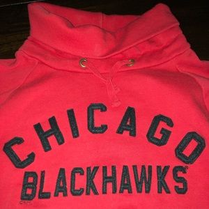 Cowl Neck Chicago Blackhawks Sweatshirt
